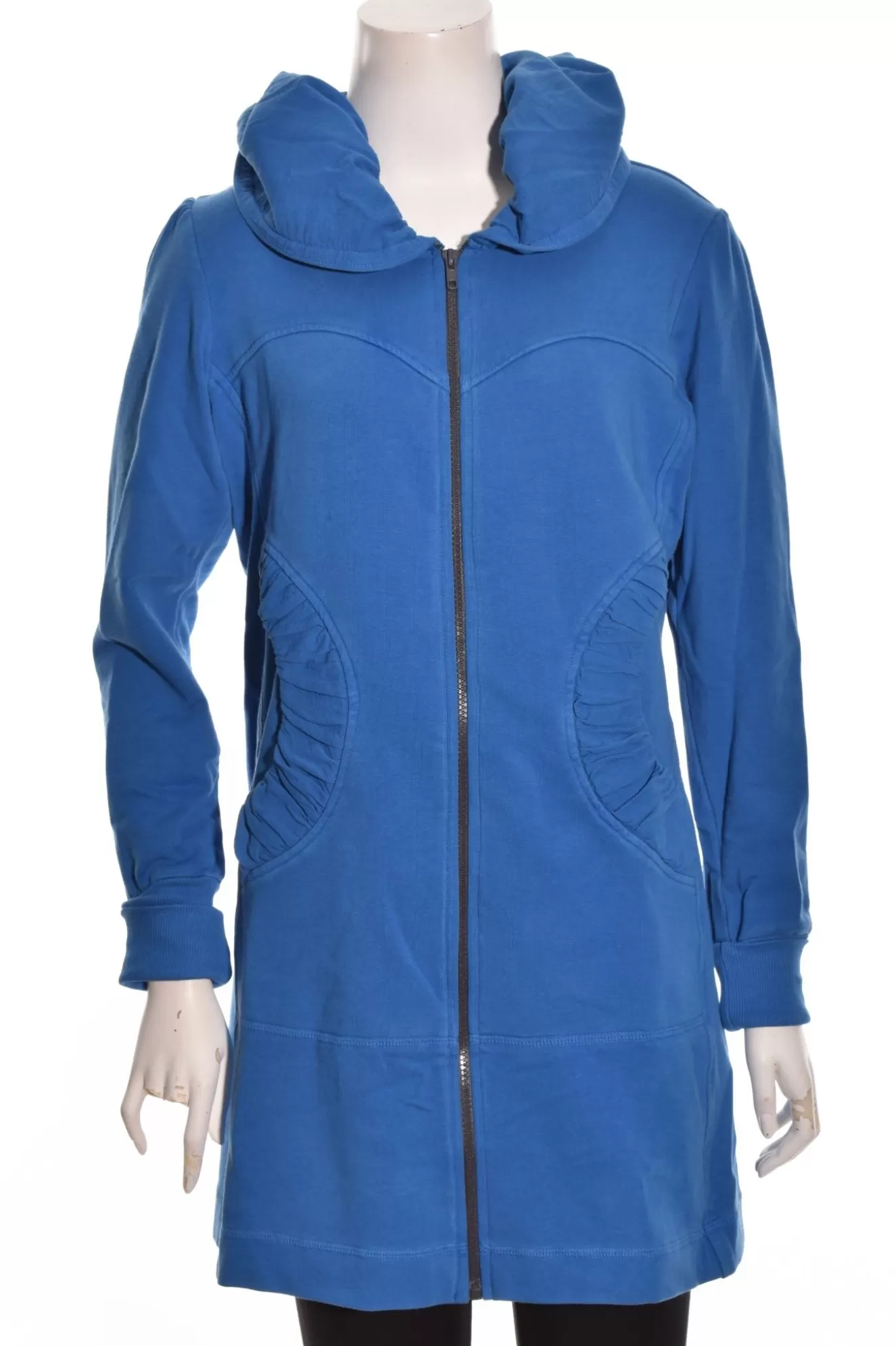 * Hoodie>Color Me Cotton. Zip Front Long Hoodie. Scandinavia